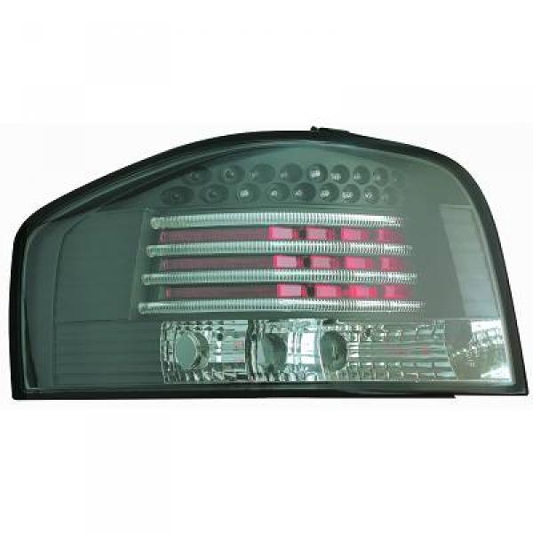 Audi A3 style diodebaglygter LED sort