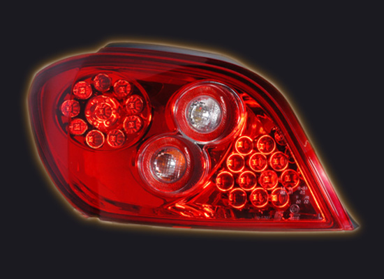 Peugeot 307 Diode style baglygter LED rød