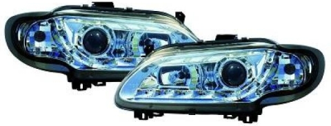 Renault Megane Dragonlights med Diodekørelys LED, krom