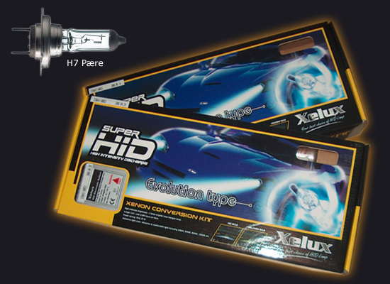 Xelux H7 Xenon HID 6500k Komplet Kit LOW HEAT